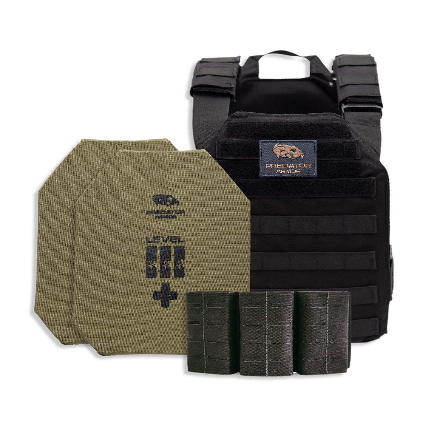 Level III+ Loaded Bundle - Kevlar Wrapped - Coyote Brown, Black, Multi-Cam
