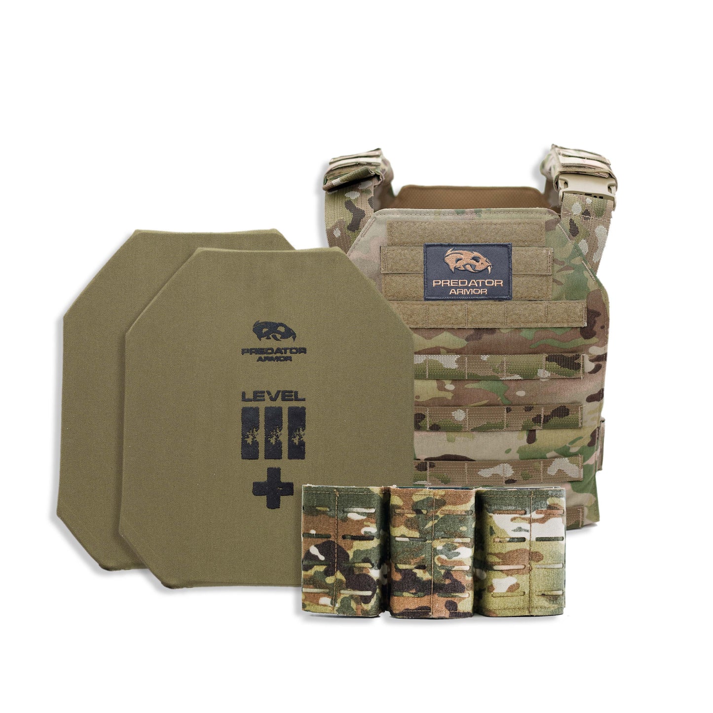 Level III+ Loaded Bundle - Kevlar Wrapped - Coyote Brown, Black, Multi-Cam