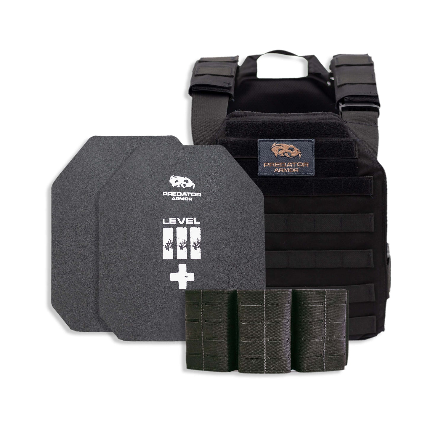 Level III+ Loaded Bundle - Base Coat - Coyote Brown, Black, Multi-Cam