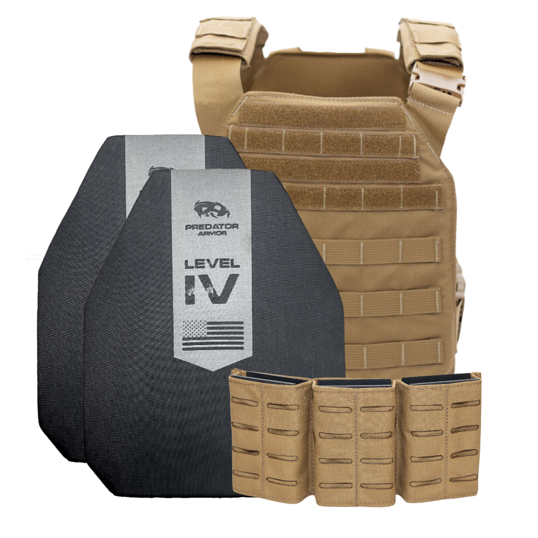 Level IV Ceramic Loaded Bundle - Black, Coyote Brown, Multi-Cam, Ranger Green