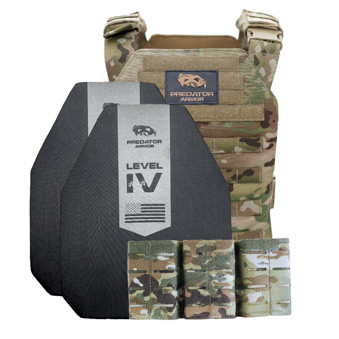 Level IV Ceramic Loaded Bundle - Black, Coyote Brown, Multi-Cam, Ranger Green