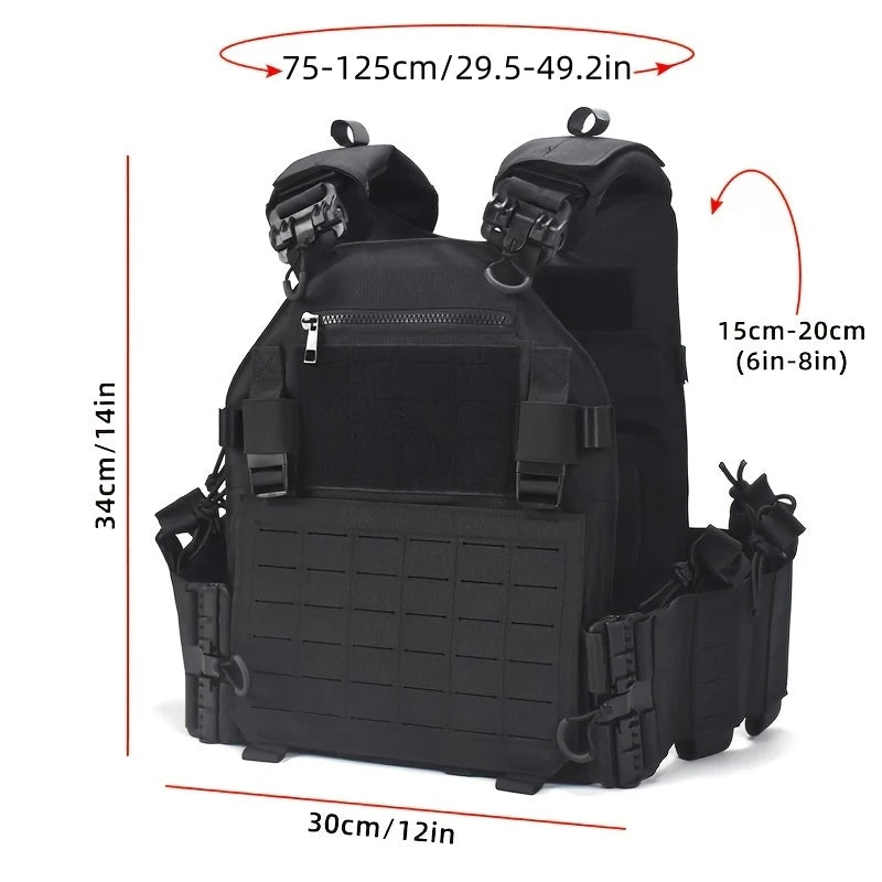 Quick Release Tactical Vest Men's Plate Carrier