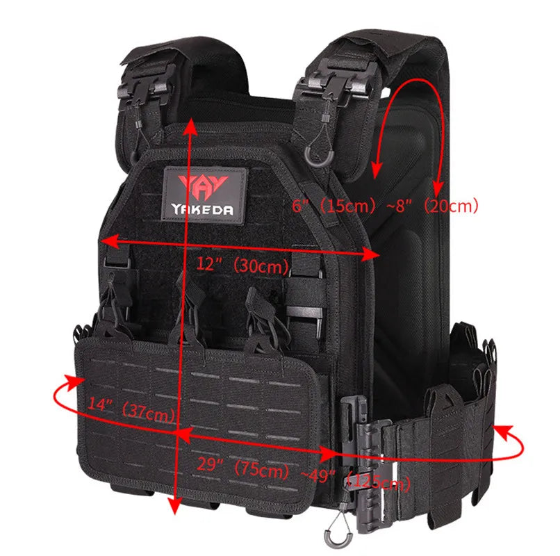CAMO Light Weight Quick Release Combat Plate Carrier