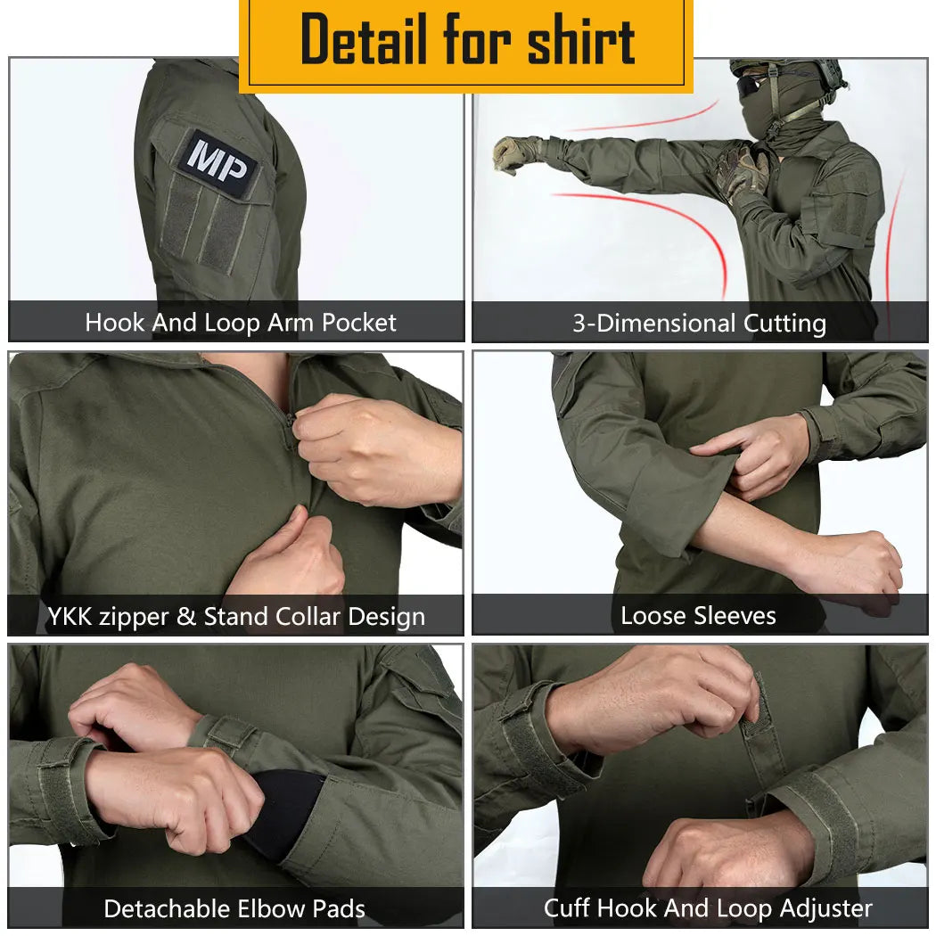 Combat BDU Uniform G3 Tactical Set