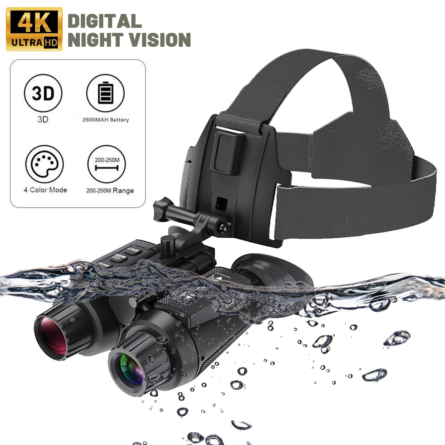 Digital Infrared Camera Night Binoculars 8X Zoom