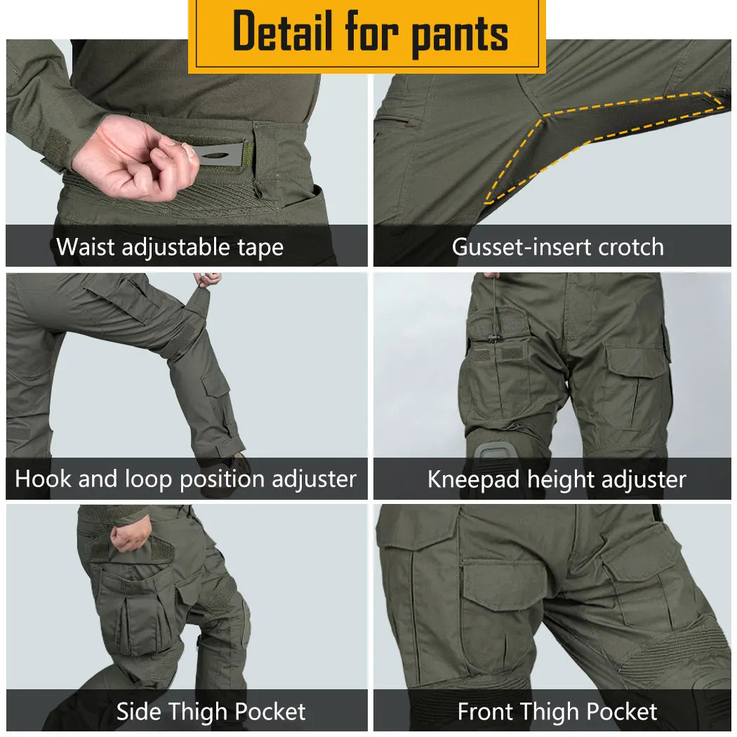 Combat BDU Uniform G3 Tactical Set