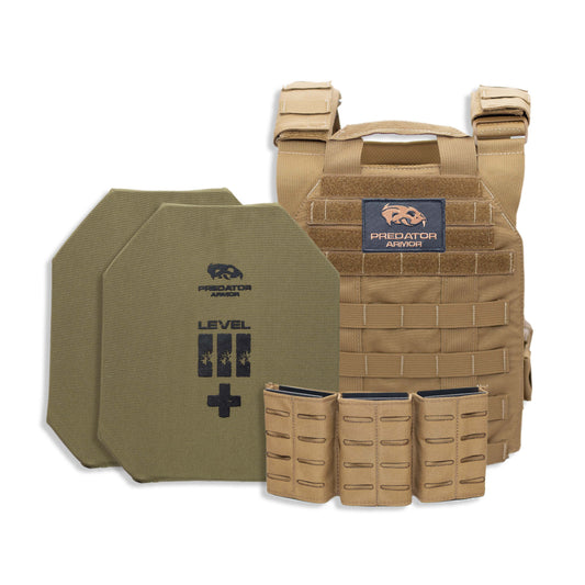 Level III+ Loaded Bundle - Kevlar Wrapped - Coyote Brown, Black, Multi-Cam