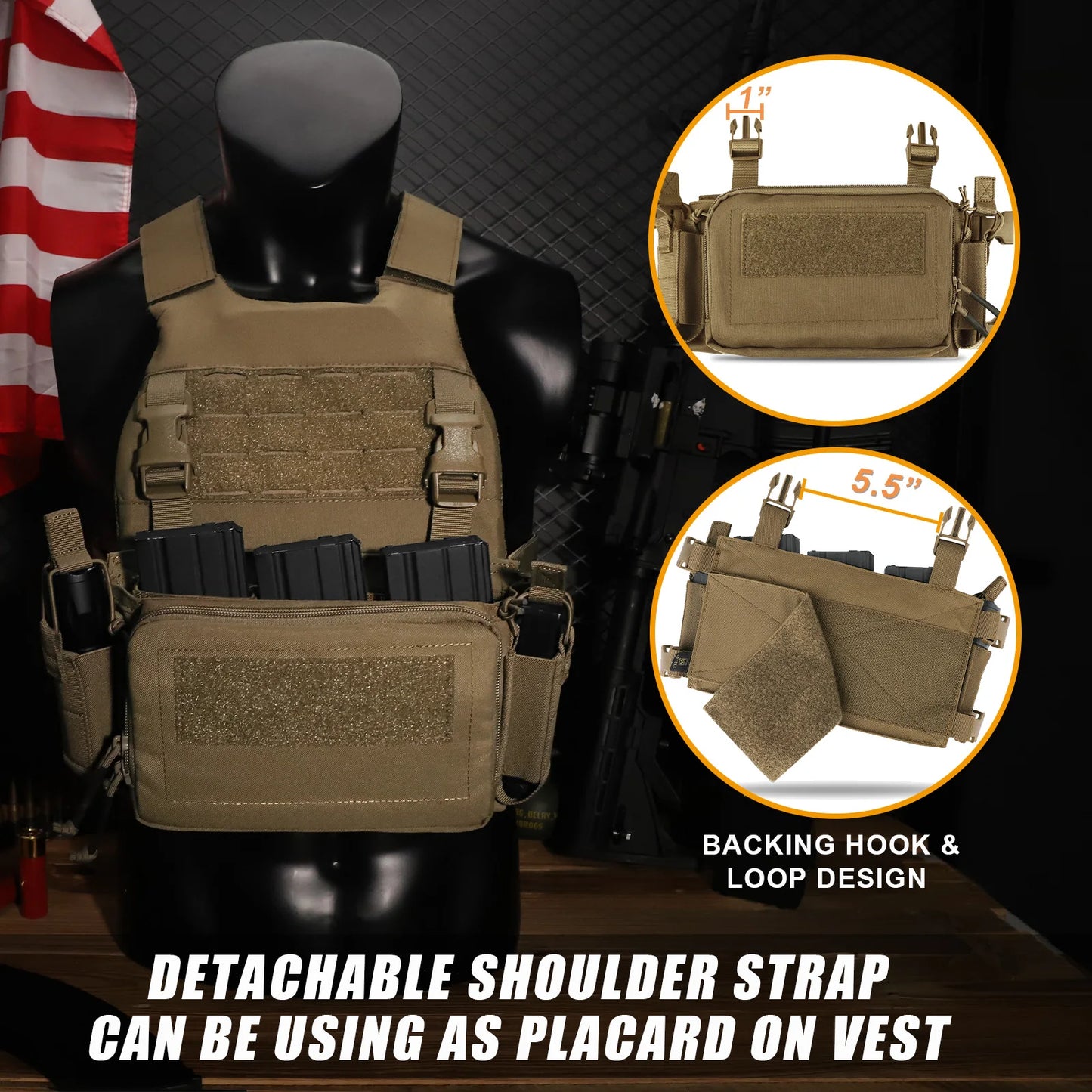 Tactical Flatpack D3 Backpack D3CR Chest Rig Vest