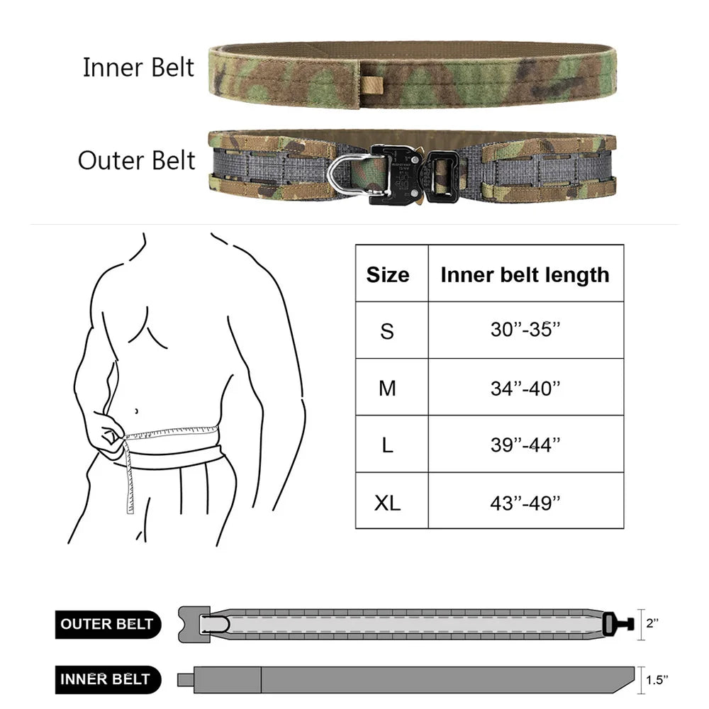 Tactical MOLLE Waist Belt